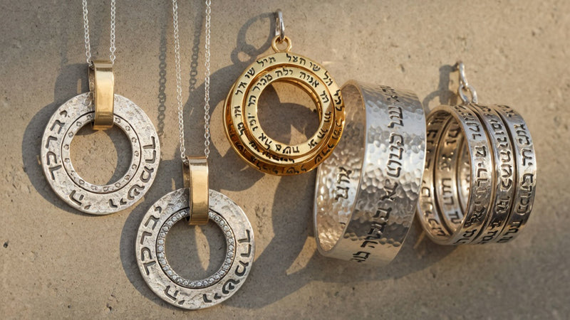Biblical Scripture Rings and Pendant