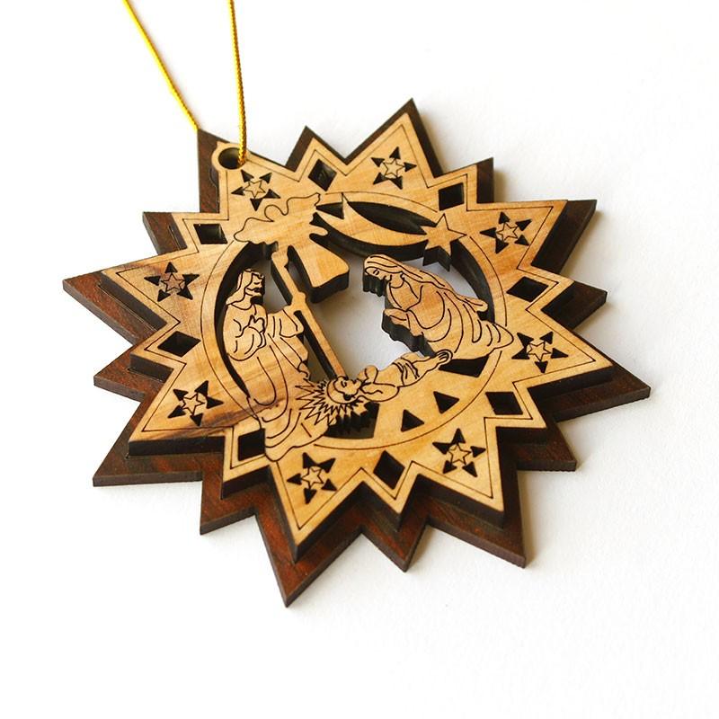 Christmas Decoration With Nativity Scene From Bethlehem
