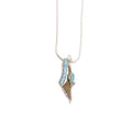 Map of Israel Sterling Silver and Opal Pendant
