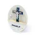 Jesus On The Cross Made From Mother Of Pearl In Jerusalem