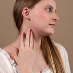 Sterling Silver Holy Spirit Dove Stud Earrings | Elegant Christian Faith Jewelry from the Holy Land