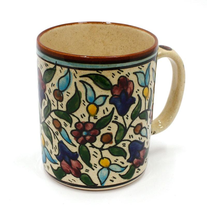 Armenian Ceramic With Hand Painted Flowers
