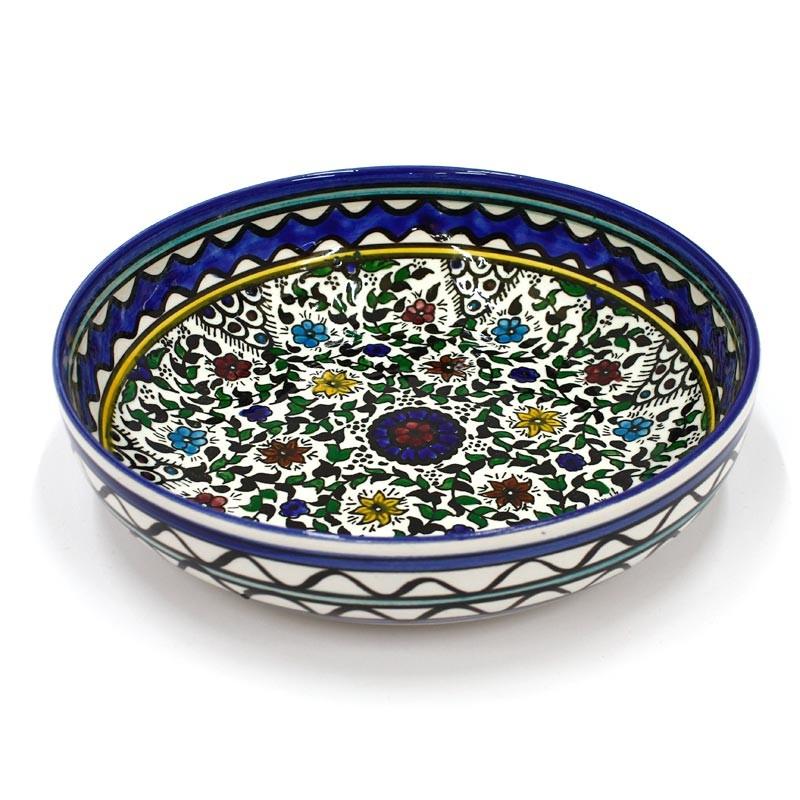 Hand Painted Floral Design Armenian Ceramic Bowl
