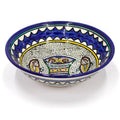 Hand Painted Armenian Ceramic Deep Bowl – Tabgha Mosaic