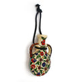 Hand Painted Ceramic Pilgrim’s Wall Flask With Colorful Old City Jerusalem