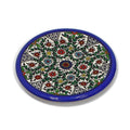 Hand Painted Floral Design Armenian Ceramic Coaster