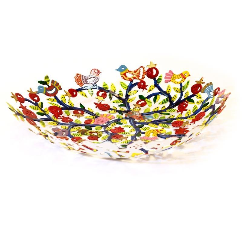 Metal Laser Cut Hand Painted Bowl
