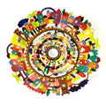 Hand painted Laser Cut Jerusalem Bowl By Emanuel