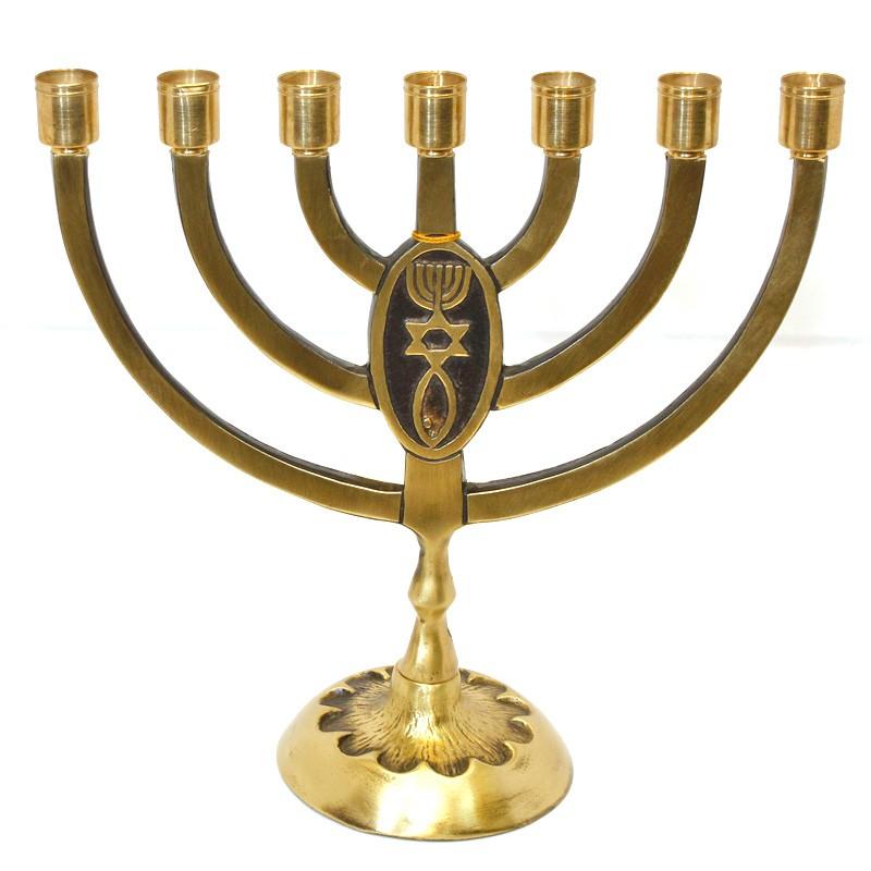Grafted In Messianic Seal Of Jerusalem Menorah