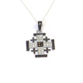 Sterling Silver Cross Pendant with Crystal Swarovski