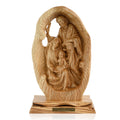 Holy Family Sculpture Made from Olive Wood
