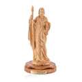 St. Joseph Sculpture Made from Olive Wood
