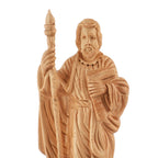 St. Joseph Sculpture Made from Olive Wood