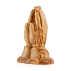 Praying Hands Sculpture Made from Olive Wood