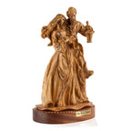 The Holy Family Sculpture Made from Olive Wood