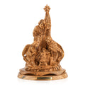 Holy Family Nativity Scene Sculpture Made from Olive Wood
