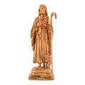 Jesus the Good Shepherd Sculpture Made from Olive Wood