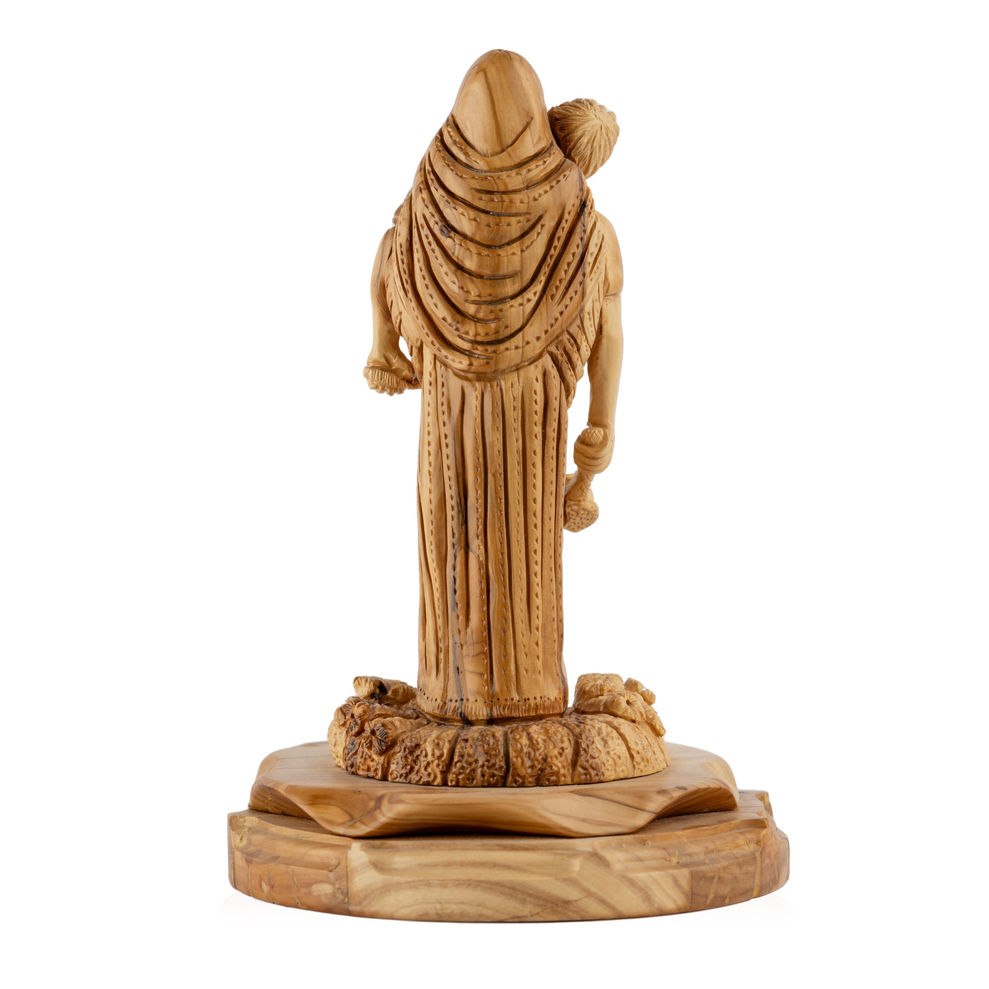 Good Samaritan Sculpture Made from Olive Wood