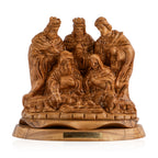 Nativity Scene Sculpture Made from Olive Wood