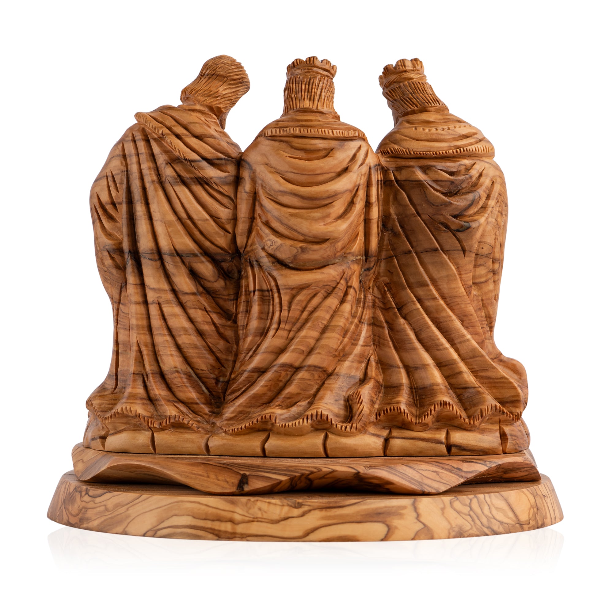 Nativity Scene Sculpture Made from Olive Wood