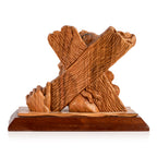 Sacrifice of Christ Sculpture Made from Olive Wood