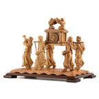 Ark of the Covenant Sculpture Made from Olive Wood