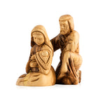 Holy Family Sculpture Made from Olive Wood