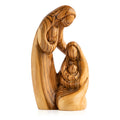 Holy Family Sculpture Made from Olive Wood