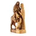 Flight into Egypt Sculpture Made from Olive Wood