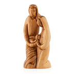Holy Family Sculpture Made from Olive Wood