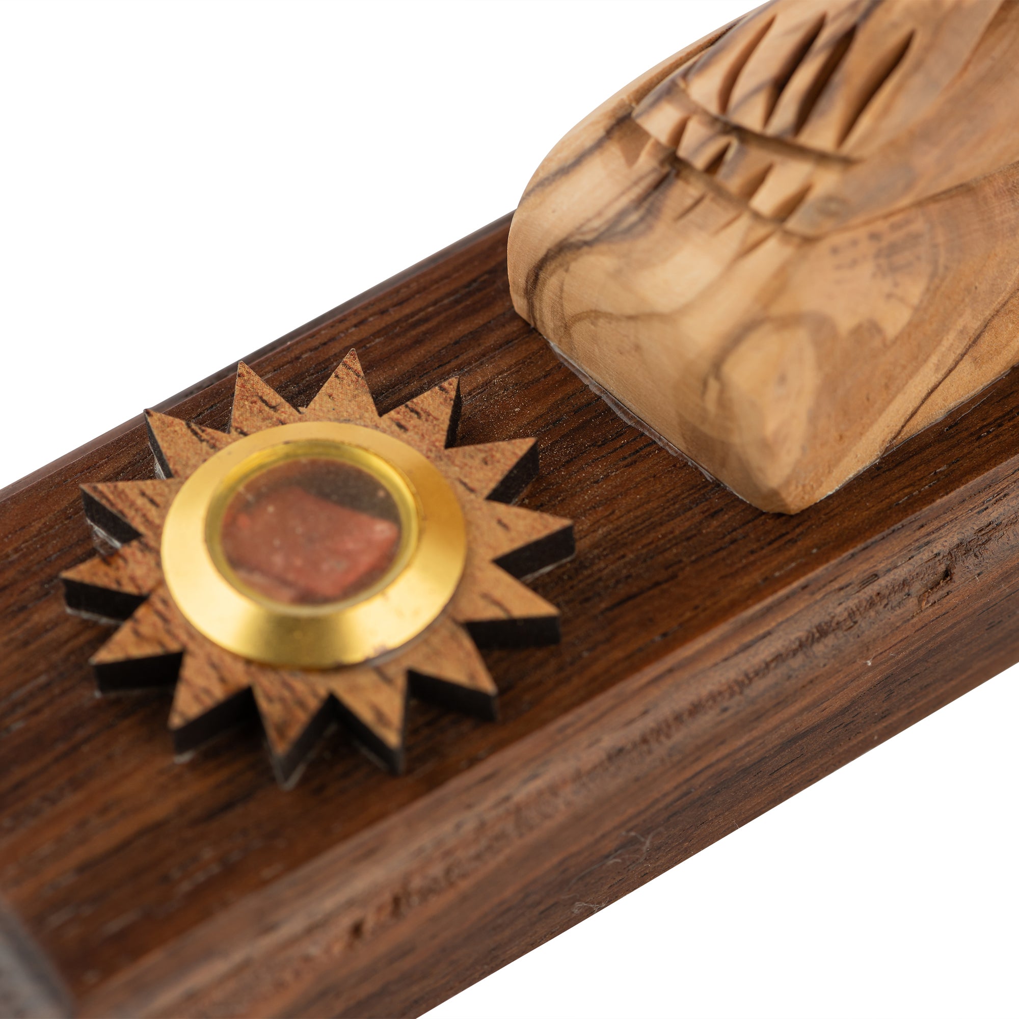 Handcrafted Olive Wood Crucifix with Corpus – Jesus on the Cross Christian Wall Sculpture from the Holy Land