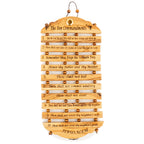 Handcrafted Olive Wood Ten Commandments Wall Hanging