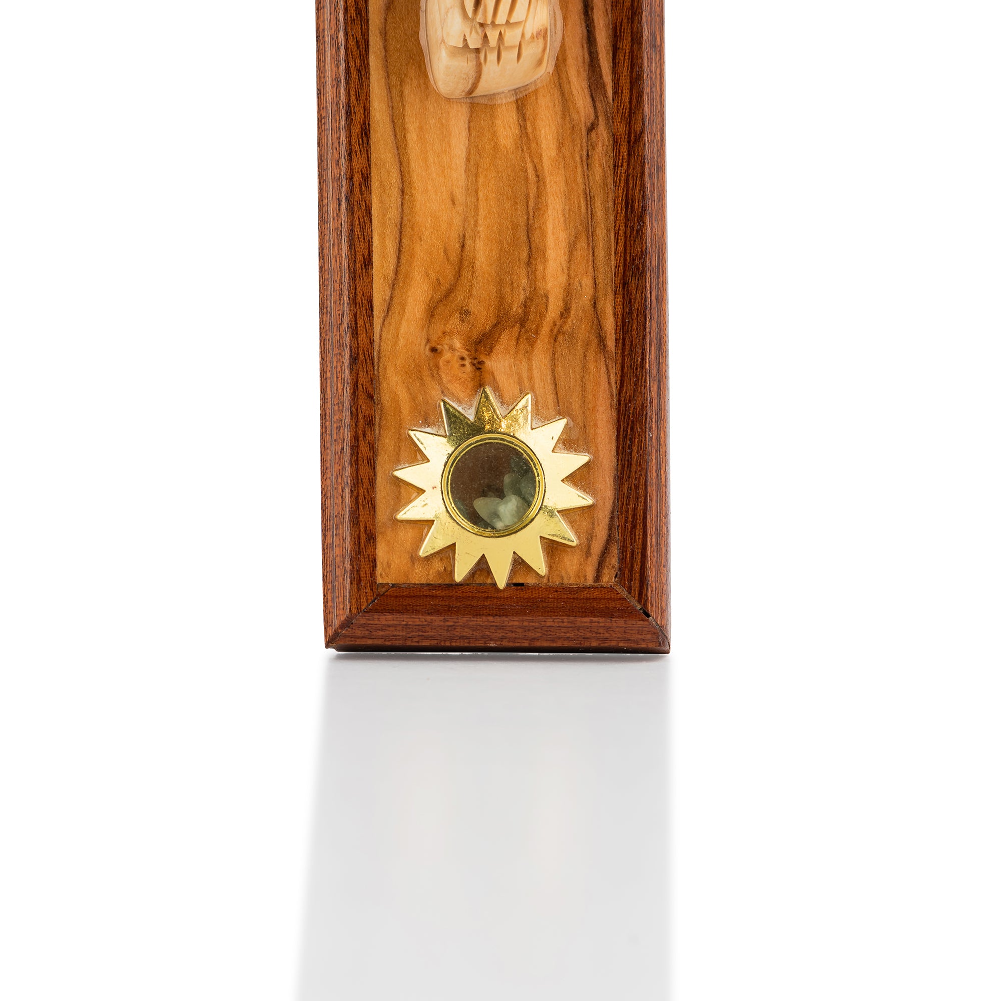 Handcrafted Olive Wood Crucifix with Corpus – Jesus on the Cross Christian Wall Sculpture from the Holy Land