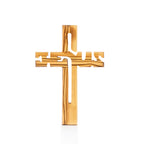Olive Wood Jesus Cross From Jerusalem