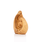 Holy Family Sculpture Made from Olive Wood