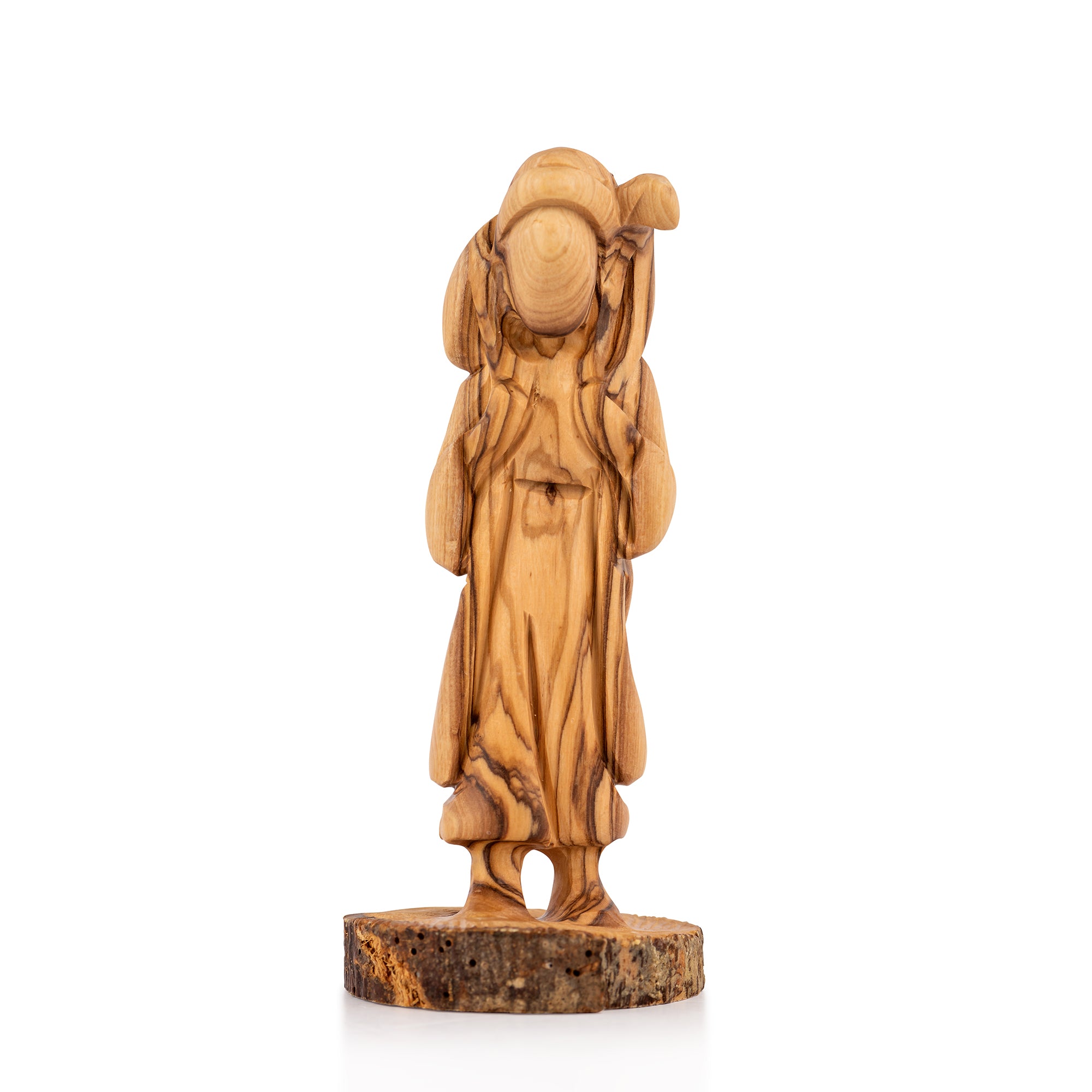 Flight into Egypt Sculpture Made from Olive Wood