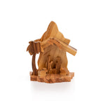Nativity Scene Ornament With Olive Tree Bark