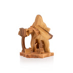 Nativity Scene Ornament With Olive Tree Bark
