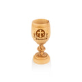 Handcrafted Olive Wood Lord’s Prayer Wall Cross with Holy Land Vials – Hanging Christian Devotional from Bethlehem