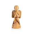 Praying Angel Figurine Beautifully Carved from Olive Wood