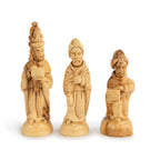 Deluxe Olive Wood Nativity Scene with Stable & Figures | Hand Carved Holy Family & Magi | Holy Land Christian Gift