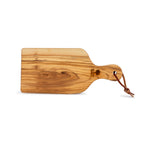 Olive Wood Cutting Board with Handle | Handcrafted from Bethlehem | Holy Land Kitchen Gift